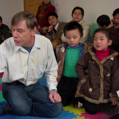 Kindergarden_2005-008 The girl is jealous I'm not talking with her.