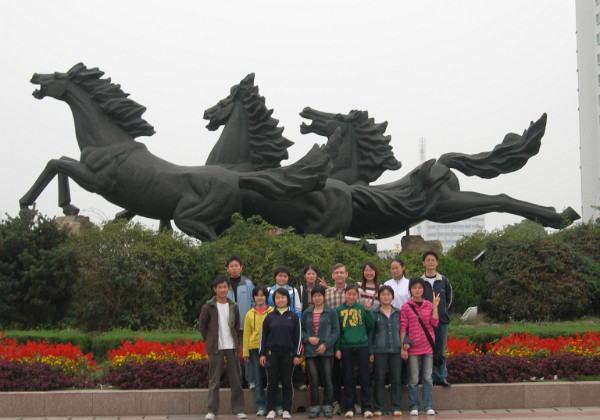 Teaching Photo Albums Teaching Photo Albums I teach in China. Here are some pictures of the students, and sometimes of me.