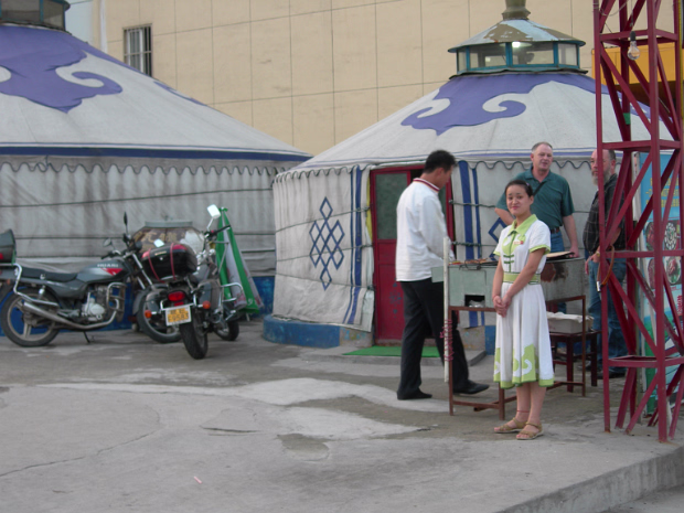 Tony and Tom's Birthday Dinner Our friends Tom and Tony had their birthday dinner at a Mongolian yurt, and we went up for the weekend.