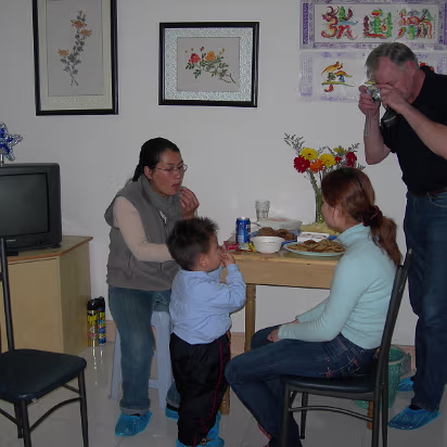 Christmas_2005-003 Xiaohua, Ben, Summer, Tony