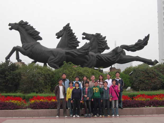 Outing to Three Horses Square A Student outing to Three Horses Square and Park in Ma'anshan. Pretty fun day, even if I did get wet!