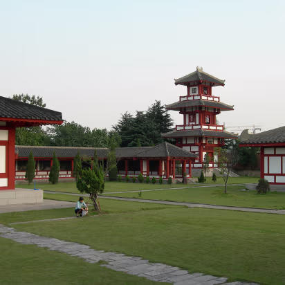 Zhu_Ran-019 View back towards the park from the museum grounds.