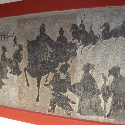 Zhu_Ran-025 Zhu Ran returning from a victory.