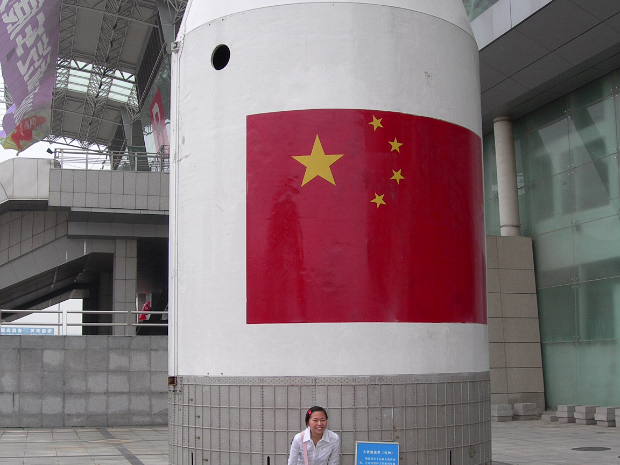 Space Museum A traveling space museum came to Nanjing and Hanhan's friends invited us to go since they knew I follow space travel.