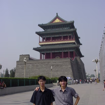 Beijing_Aug_02-004 Terry and John are two of the first people I met in China. They showed me around Beijing and were quite nice guys.