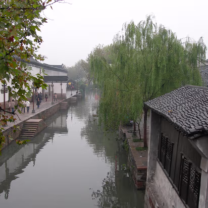 Mudu-09 Another view of canals in Nanxun, an ancient town in Zhejiang Province.
