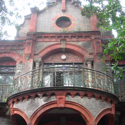 Mudu-20 The exterior of the family's French style ballroom. All imported from France.