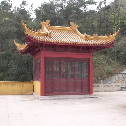 Peach-Festival-07 A Buddhist confessional.