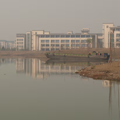 CampusW-10 A junk that is used to deliver construction material to the projects on campus.