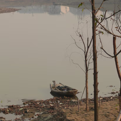CampusW-18 An old boat that may have belonged to the fishermen who lived here.