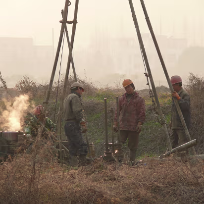 CampusW-23 Drillers on the job on the far west side of the campus.