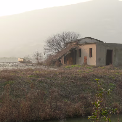 CampusW-24 Must have been a fisherman's house at one time, see the boat?