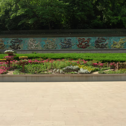 Xi-Hui-Park-02 The Nine Dragon fresco.