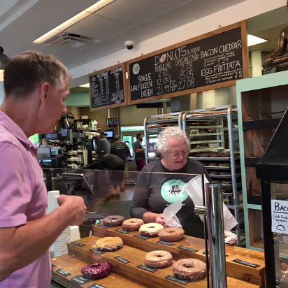 IMG_2104 Can't wait for my very first donut at Holy Donut! Came here again on the way home they were so good.