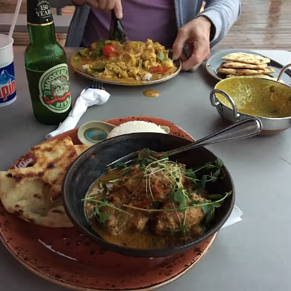 IMG_2143 Music, beer, and delicious curries on the wharf. First day? Success!