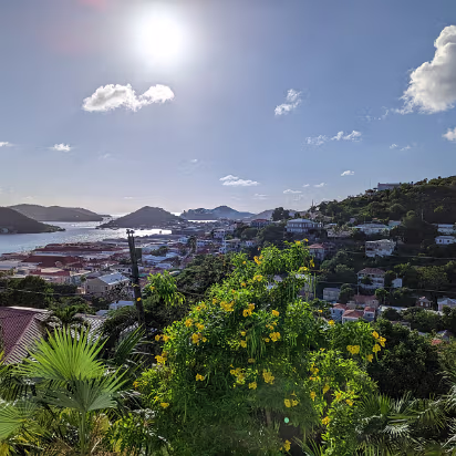 USVI-0002 We were taken in from the very start by the view from our balcony.