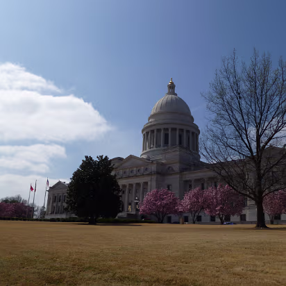 Little_Rock_Trip_2011-008 The capitol building looks quite nice on this day.