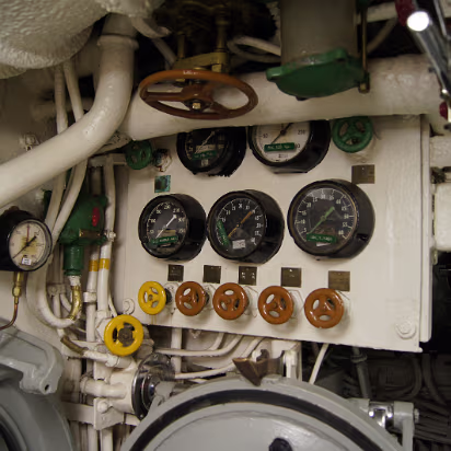 Maritime_Museum-018 There are panels like this everywhere onboard.