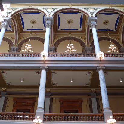 Downtown_Indy_June_2009-025 Ornate detail on the celings.