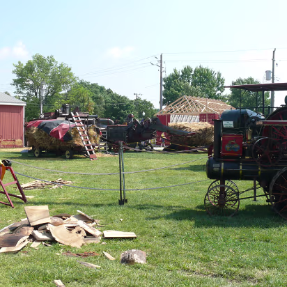 Indiana_State_Fair-006 This area is an old farm. Everything run by steam.