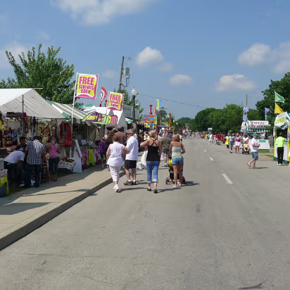 Indiana_State_Fair-015 A shot down the midway, we love the food!