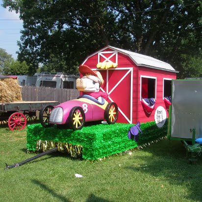 Indiana_State_Fair-018 A float for the parade.