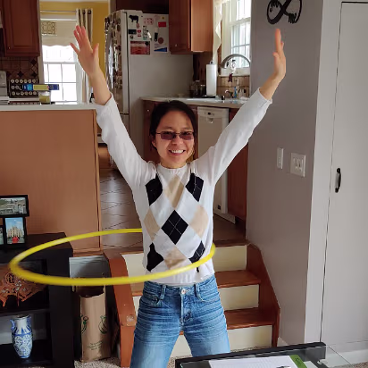 Covid-005 Staying home leads to creative ways to pass the time.