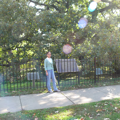 Fall_Color-004 Hanhan and the history of the tree.