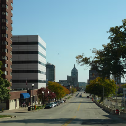Fall_Color-010 Heading down Main Street hill.