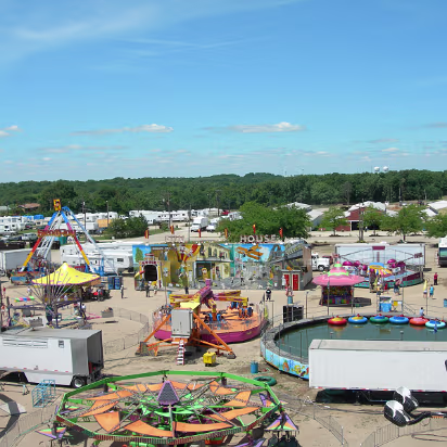 HOIFair_2007-006 A view from high atop the double ferris wheel.