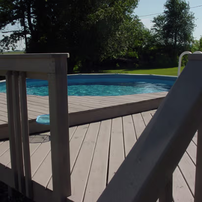 Random-015 Their swimming pool. A great place to have a cold one after work.