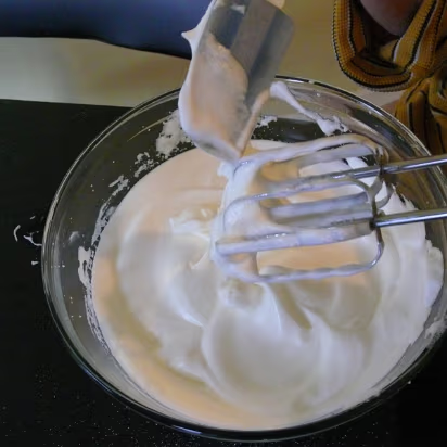 Thanksgiving_2007-010 When it gets this shiny and stiff it is ready for the pies.