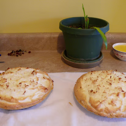 Thanksgiving_2007-013 The finished product. As delicious as they look, we didn't like waiting.