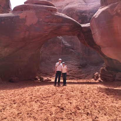 Arches_NP-013 The first of many arches we were close to in the park.
