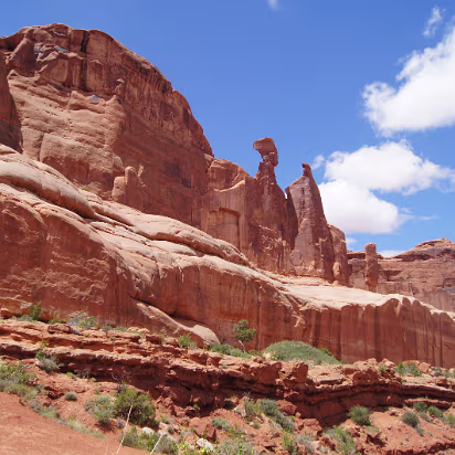 Arches_NP-022 The entire park is filled with odd, spectacular formations like these.