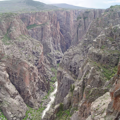 Black_Canyon_of_the_Gunnison_NP-021 The culprit! Gunnison River Its responsible for the canyon.
