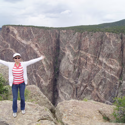 Black_Canyon_of_the_Gunnison_NP-043 Hanhan has just pushed Gary off the edge.