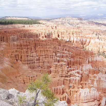 Bryce_Canyon_NP-018 Silent City. Each hoodoo is supposed to be an indian. Legend says a wolf tricked them then turned them into hoodoos.