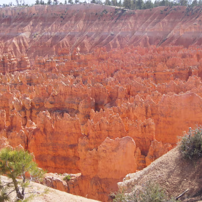 Bryce_Canyon_NP-066 Sunset Point. Look at the glow, the color seems to be coming from inside the rock!