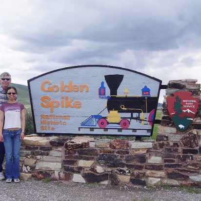 Golden_Spike_NHS-001 This is a spot I always wanted to visit. The site where East met West.