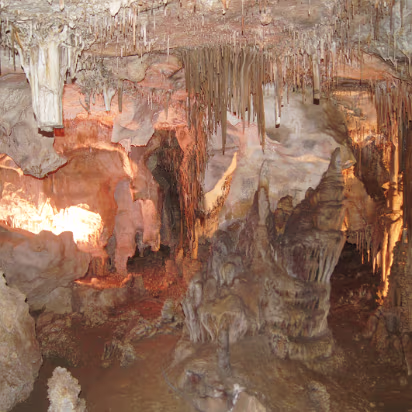Great_Basin_NP-052 See the broken off stalactites? When the cave was opened in the 1800s you were allowed to take souvenirs.