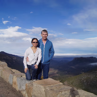 Rocky_Mountain_NP-040 A gorgeous view down into the valley from here. With the clouds that day, we loved every scenic overlook.