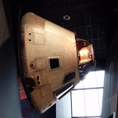 Christmas_2015_Trip-014 Apollo 11 Command Module. This brought the first men on the Moon back to Earth.