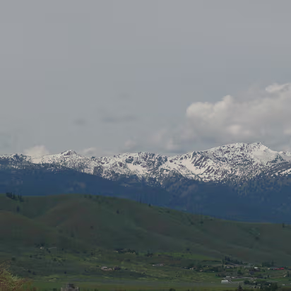 Colorado-004 More snowy mountains on the way to Colorado.