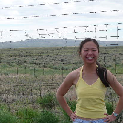 Colorado-018 Typical western scene. Broken fence, sagebrush, hills in the distance.