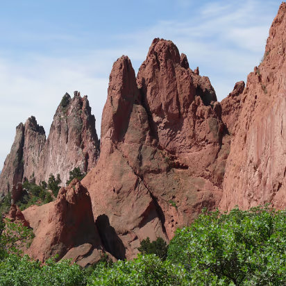 Colorado-045 Rock forest.