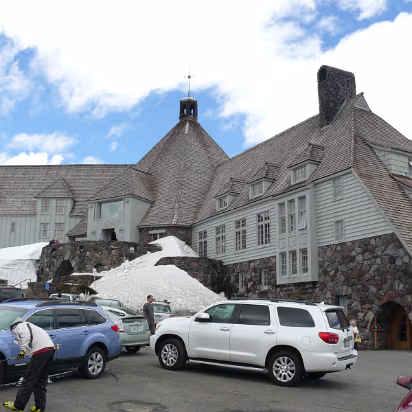 Mountain-008 Timberline Lodge at Mount Hood.