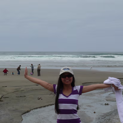 Ocean-007 Hanhan is finally at the Pacific Ocean!