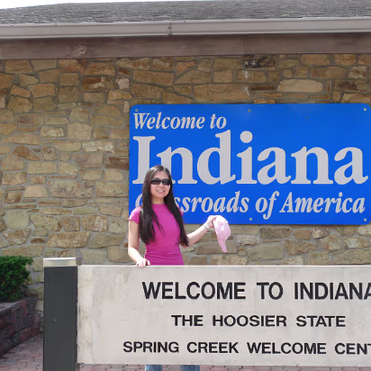 Tennessee-001 Indiana, the first state on the way to Tennessee.